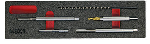 Zünd-/Glühkerzenwerkzeug Sortiment/Set-GLÜHK-AUSBOHR- U. DEMONTAGE-SATZ, M9X1,0 Verpackungsinhalt 1 Einheit