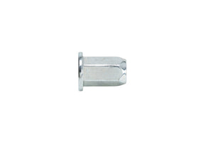 Einnietmutter Flachkopf 6KT Schaft-MU-NT-FL-6KT-(0,5-3,0)-(ZN)-12,5-M5 Verpackungsinhalt 100 Einheit
