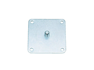 Möbelfuß aus robustem Material, höhenverstellbar, ideal für Küchenmöbelstabilität.