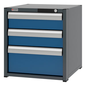 System-Schubladenschrank-SLSHRNK-8.6-H615-3SL-RAL5010 - Marktplatz24