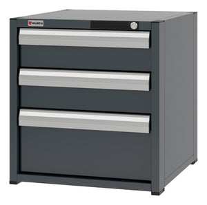 System-Schubladenschrank-SLSHRNK-8.6-H615-3SL-RAL7016 - Marktplatz24