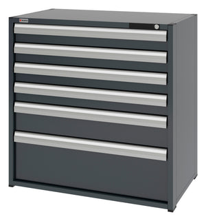 System-Schubladenschrank-SLSHRNK-16.6-H1035-6SL-RAL7016 - Marktplatz24