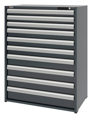 System-Schubladenschrank-SLSHRNK-16.6-H1335-10SL-RAL7016 - Marktplatz24