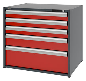 System-Schubladenschrank-SLSHRNK-16.8-H915-5SL-RAL3020 - Marktplatz24