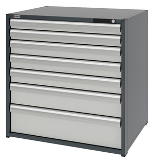 System-Schubladenschrank-SLSHRNK-16.8-H1035-7SL-RAL7035 - Marktplatz24
