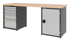 System-Werkbank-WRKBANK-2SHRNK-4SL1FT - Marktplatz24