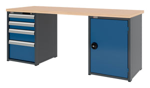 System-Werkbank-WRKBANK-2SHRNK-4SL1FT - Marktplatz24