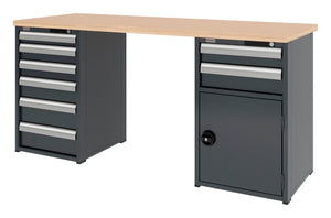 System-Werkbank-WRKBANK-2SHRNK-8SL1FT - Marktplatz24