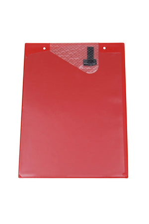 Robuste Dokumentenschutztasche DIN A4 mit Klettverschluss und transparenter Front für Handwerker