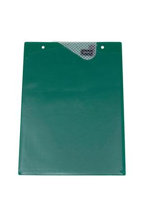 Robuste Dokumentenschutztasche DIN A4 mit Klettverschluss und transparenter Front für Handwerker