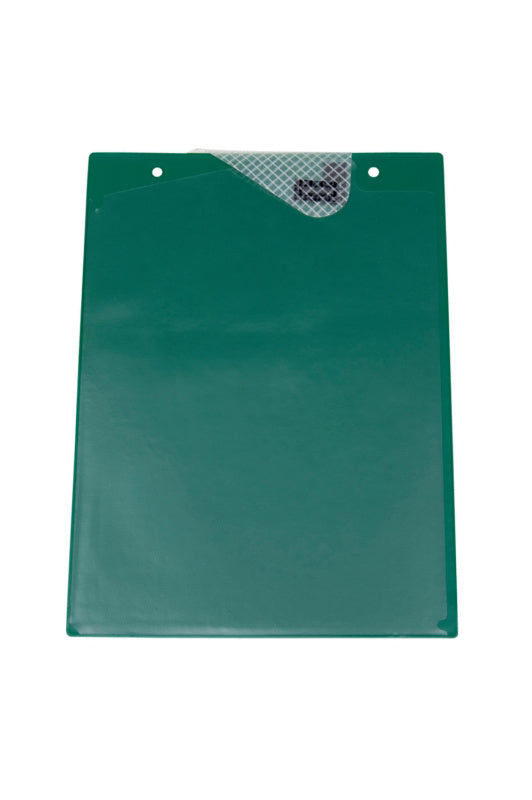 Robuste Dokumentenschutztasche DIN A4 mit Klettverschluss und transparenter Front für Handwerker