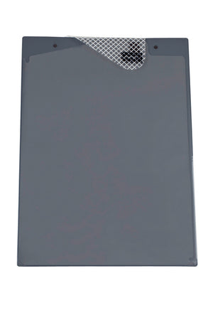 Dokumentenschutztasche im DIN A4 Format mit Klettverschluss und transparenter Front für Sichtbarkeit.