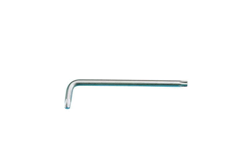 Winkelschraubendreher mit TX20-Spitze, 61 cm lang, ergonomischer Griff und rostfreiem Stahl.