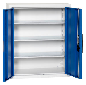 Flügeltürenschrank Lagerbox-FLGTRSHRNK-LGRBOX-SLB-FB306-RAL5010 Verpackungsinhalt 1 Einheit