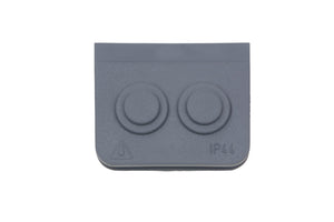 Zubehör Elektro Aufputz-ZB-KBLEINFHRG-(2-FACH)-AP-GRAU Verpackungsinhalt 10 Einheit