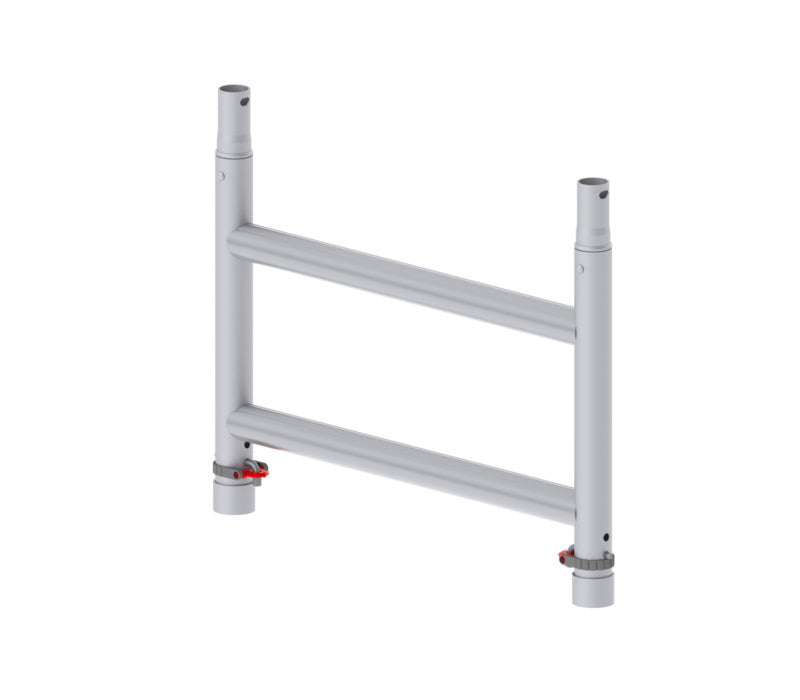 Zubehör Treppen-Set für Klapp- und Rollgerüst mit robustem Aufbaurahmen und rutschfester Oberfläche.