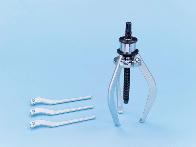 Set von Universalabziehern in verschiedenen Größen und Formen im stabilen Tragekoffer.