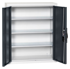 Flügeltürenschrank Lagerbox-FLGTRSHRNK-LGRBOX-SLB-FB306-RAL7016 Verpackungsinhalt 1 Einheit
