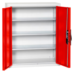 Flügeltürenschrank Lagerbox-FLGTRSHRNK-LGRBOX-SLB-FB306-RAL3020 Verpackungsinhalt 1 Einheit