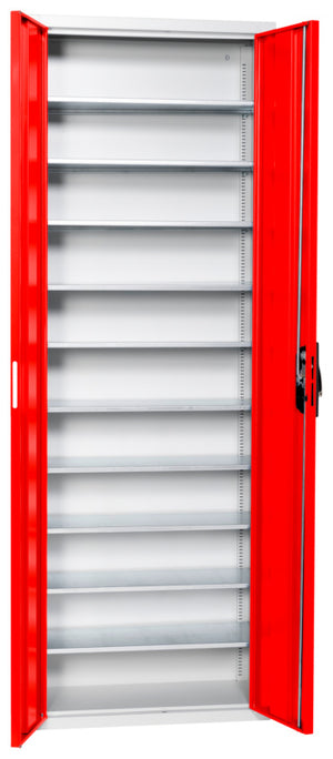 Flügeltürenschrank Lagerbox-FLGTRSHRNK-LGRBOX-SLB-FB315-RAL3020 Verpackungsinhalt 1 Einheit