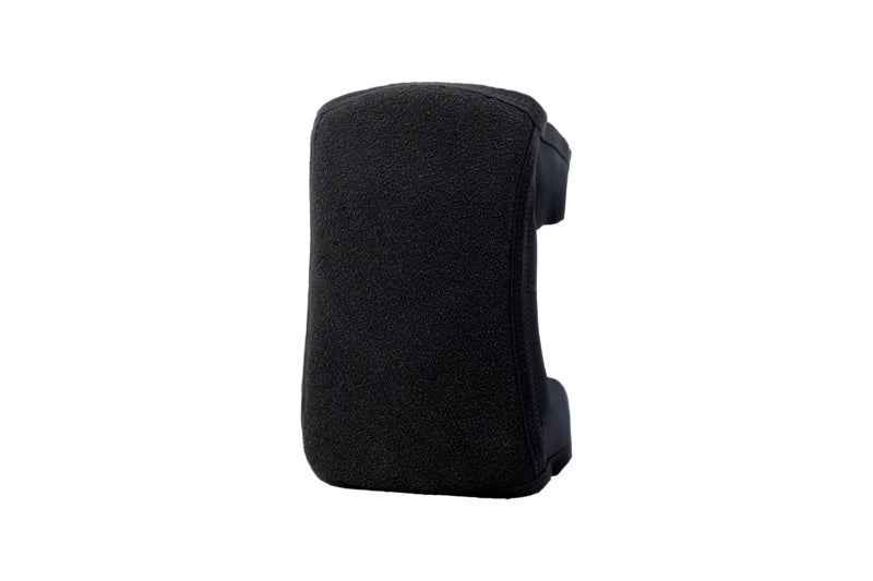 Knieschoner in transparentem Design mit strapazierfähiger Außenhülle und weicher Innenpolsterung.