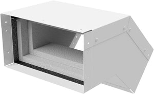 Brandschutzkanal Zubehör-AUSECK-BS-F.BSKNL-E90-WEI-1X45°-260X100 Verpackungsinhalt 1 Einheit
