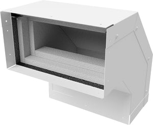 Brandschutzkanal Zubehör-AUSECK-BS-F.BSKNL-E90-WEI-2X45°-260X100 Verpackungsinhalt 1 Einheit