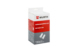 Nachfüllkarton mit 300 hautfreundlichen Gehörschutzstöpseln zur Lärmdämmung und mehrfacher Nutzung.