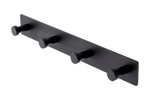 Kleiderhakenleiste mit mehreren Haken in modernem Design für die Wandmontage.