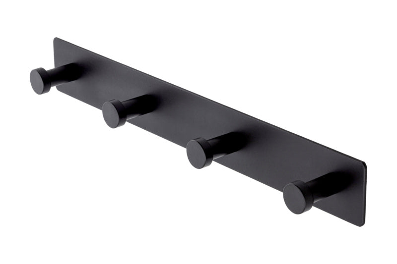 Kleiderhakenleiste mit mehreren Haken in modernem Design für die Wandmontage.