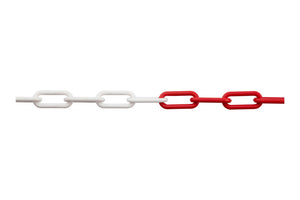 Kunststoffkette-KSTKETT-PE-ROT/WEISS-8MM-25M