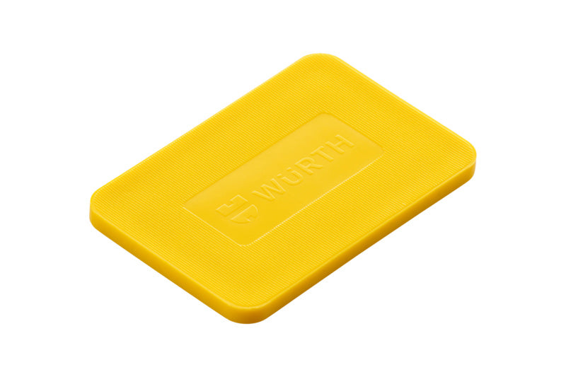 Robuster Distanzklotz aus Polypropylen für präzise Abstände bei Handwerksprojekten.