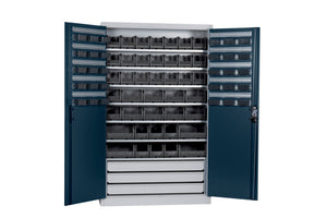 Flügeltürenschrank Lagerbox-FLGTRSHRNK-LGRBOX-SLB-FB514S-BOX-RAL7016 Verpackungsinhalt 1 Einheit