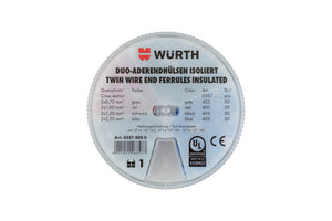 Aderendhülse Isoliert Sortiment/Set-AENDHUE-SORT-DUO-CU-(J2N)-(0,75-2,5) Verpackungsinhalt 1 Einheit