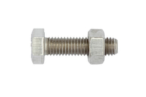 Schraube 6kt-Kopf mit Mutter SB EN 15048-SHR-ISO4017-MU4032-A4/70-SW13-M8X50 Verpackungsinhalt 100 Einheit