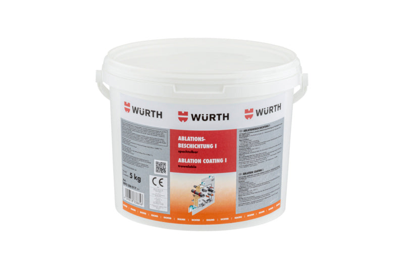 Weißer Brandschutzfüller in praktischer Spachtelverpackung für Wand- und Deckenanwendung.