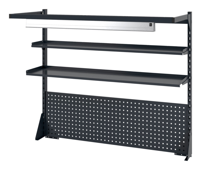 Aufbaurahmen-Werkbank mit stabilem Stahlrahmen und großer Arbeitsfläche 150 x 75 cm.