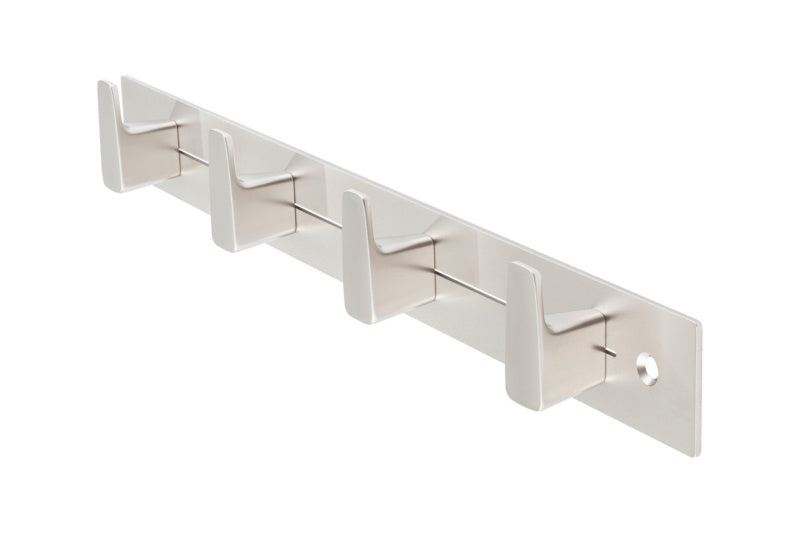Kleiderhaken-KLDHAK-LEISTE mit mehreren Haken in modernem Design zur Wandmontage.