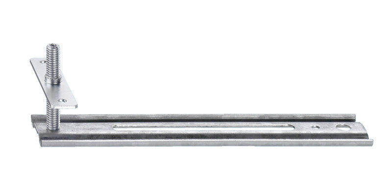 Montageschiene für Fenstermontage MNTGSHN-JB-D100 aus robustem, langlebigem Material mit Skala.