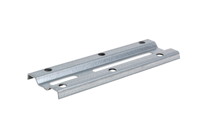 Montageschiene für Fensterinstallation aus korrosionsbeständigem Aluminium mit Montageschlitzen.