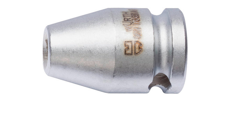 Verbindungsteil Bit VERBTL BIT in metallischer Farbe, geeignet für verschiedene Handwerksarbeiten.