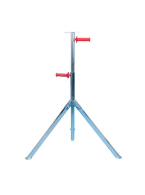 Robuste Arbeitsleuchte mit Stativ und verstellbarer Lichtintensität für vielseitigen Einsatz.