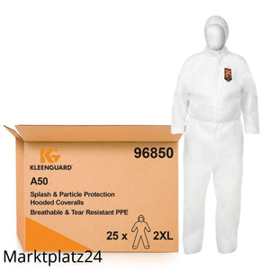 A50 Schutzanzug weiß, Gr.XXL, 1 St. - Marktplatz24