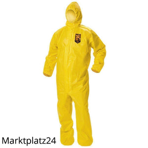 A71 Schutzanzug gelb m. Kap., Gr.M, 1 St. - Marktplatz24