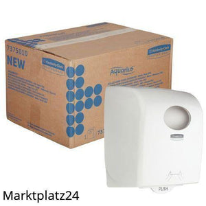 AQUARIUS Rollenhandtuchspender, weiß, L 37,40xB 29,70xH 24,80cm, 1 St. - Marktplatz24