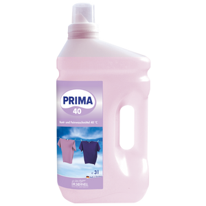 Prima 40, 3L Flasche aus BPA-freiem Kunststoff mit ergonomischem Design und weitem Öffnungsbereich.