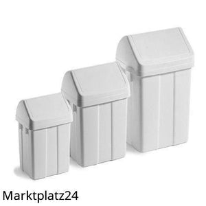 Abfallbehälter Patty, 50L, Kunststoff mit Schwingdeckel, 1 St. - Marktplatz24
