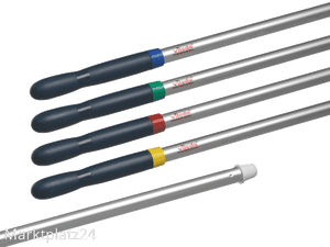 Alu-Besenstiel, Clip blau, 150cm, 1 St. - Marktplatz24