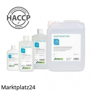 ASEPTOMAN PRO, 500ml Eurospenderflasche/ Backsteinflasche BAuA-Reg-Nr,: N-92251 - Marktplatz24