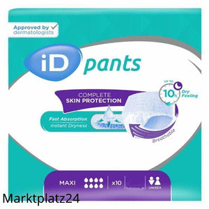 iD Pants Maxi, Gr.M, lila, 10 St/Btl. - Marktplatz24